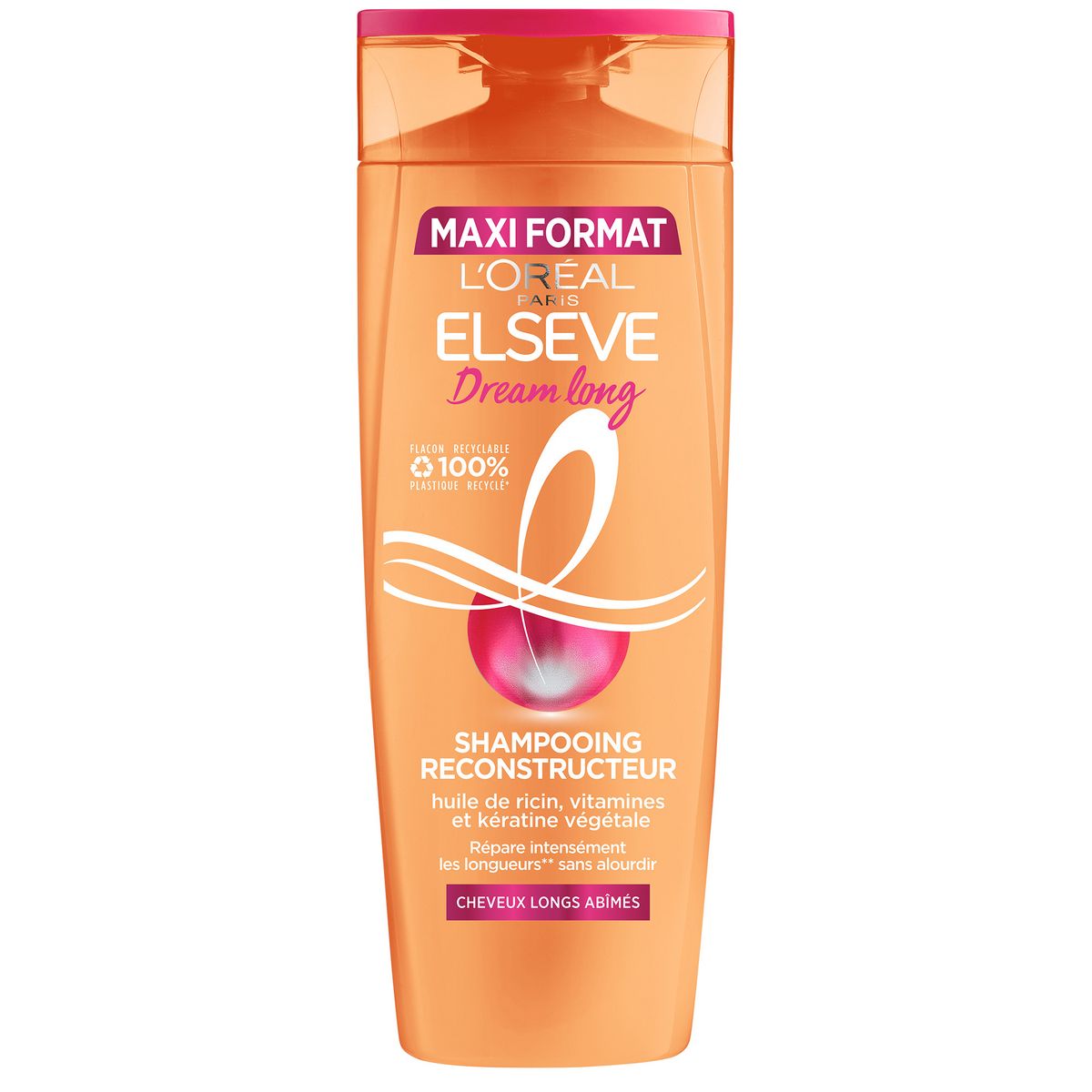 ELSEVE Dream long shampooing reconstructeur cheveux longs abîmés 400ml