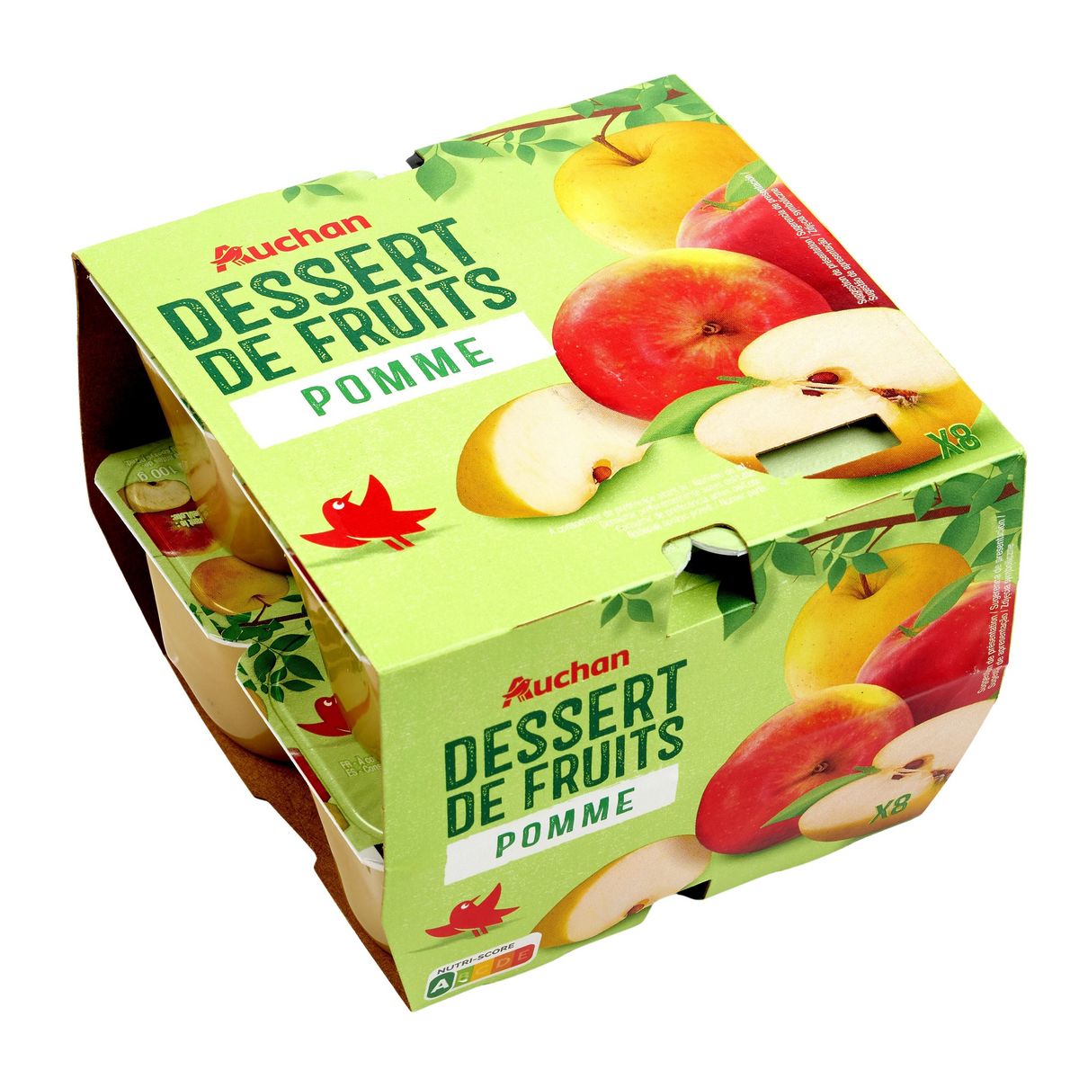 AUCHAN Spécialité pomme 8x100g