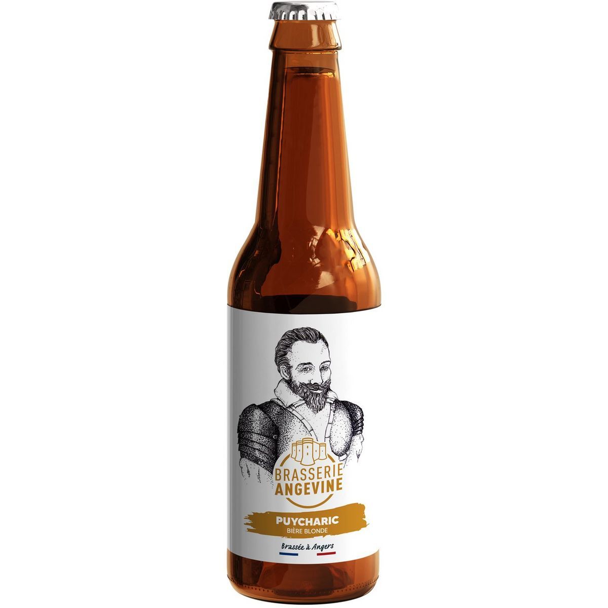 BRASSERIE ANGEVINE Bière blonde Puycharic 5% 75cl