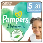 PAMPERS Harmonie Couches taille 5 (11-16kg) 31 couches