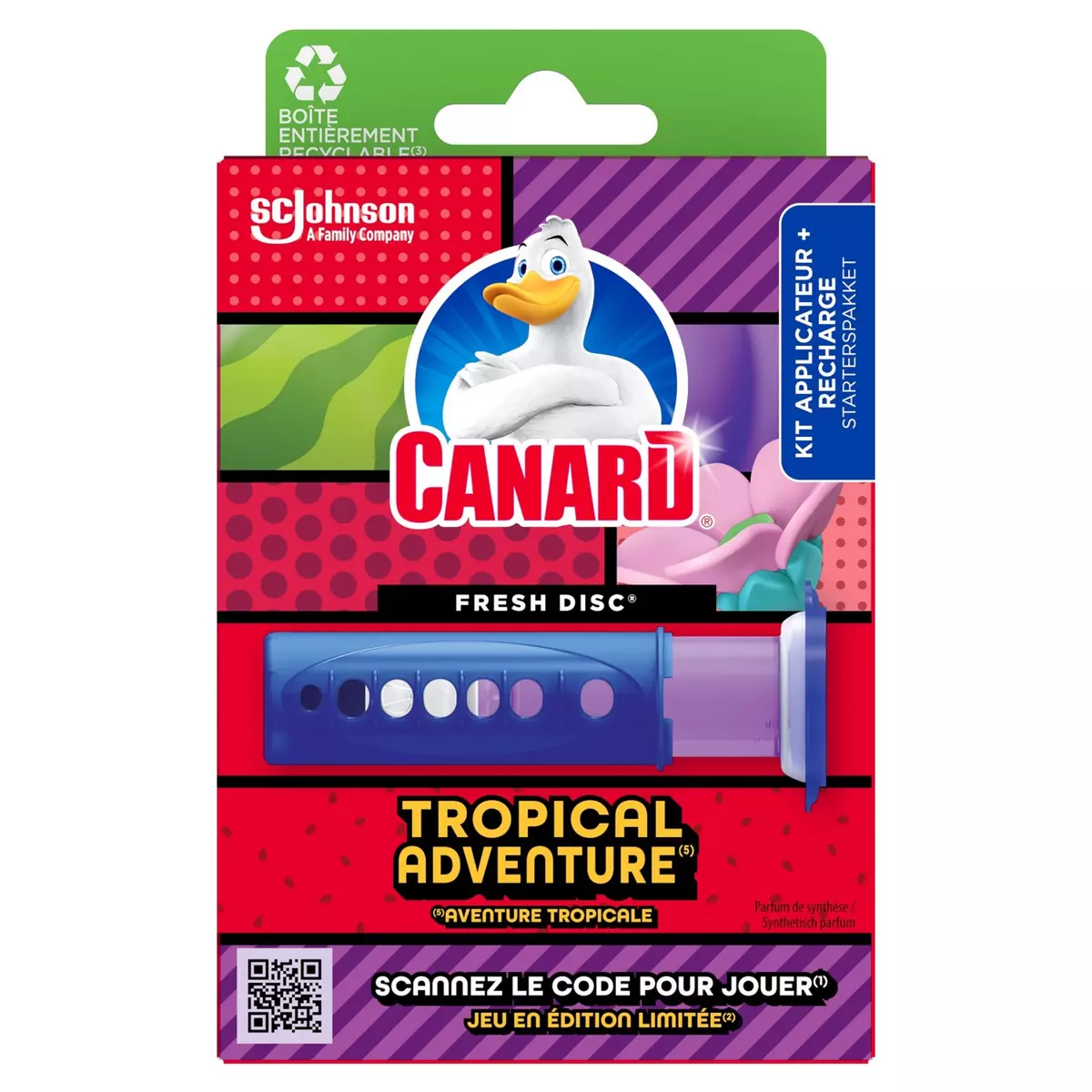 CANARD Fresh disc tropical adventure applicateur et recharge x1