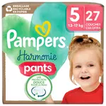 PAMPERS Harmonie couches-culottes taille 5 (12-17kg) 27 couches