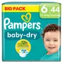 PAMPERS Baby-dry couches taille 6 (13-18kg) 44 couches