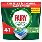 FAIRY Tablettes lave-vaisselle 3en1 original all in one 41 tablettes