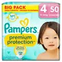 PAMPERS Premium protection couches taille 4 (9-14kg) 50 couches