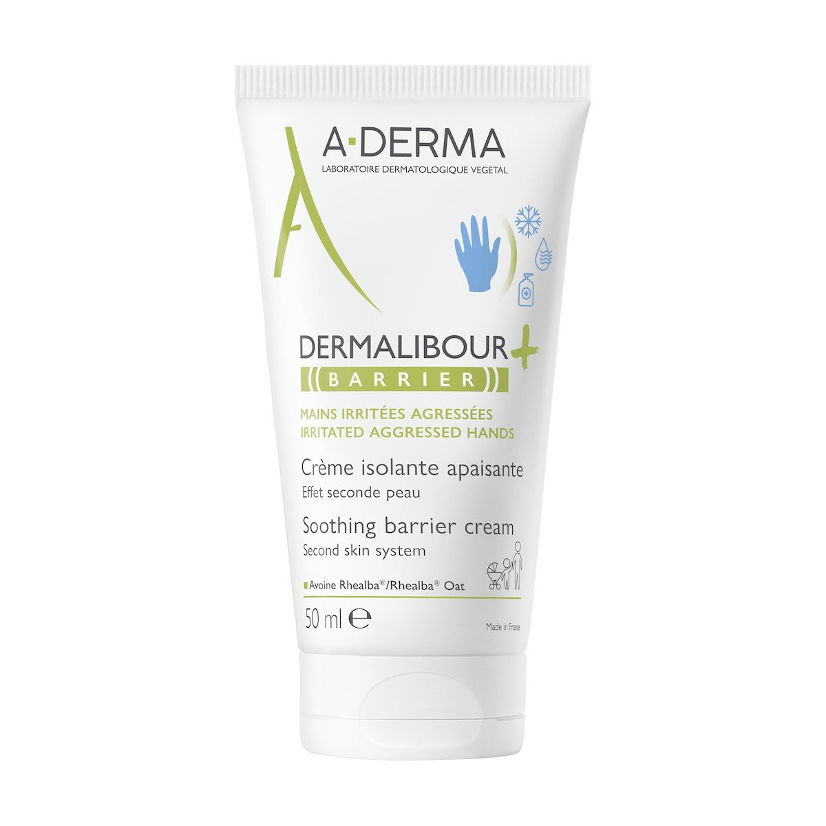 A-DERMA Crème isolante mains irrités 50ml