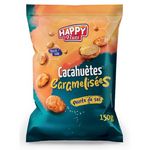 HAPPY NUTS Cacahuètes caramélisées pointe de sel 150g