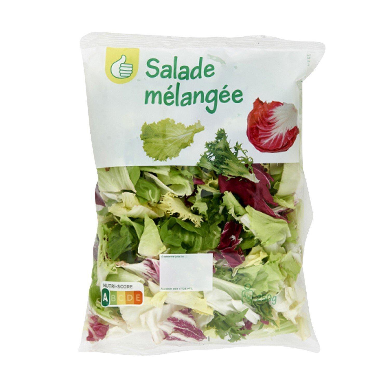 Voir la diapositive 3 : POUCE Salade mélangée 4/5 parts 250g
