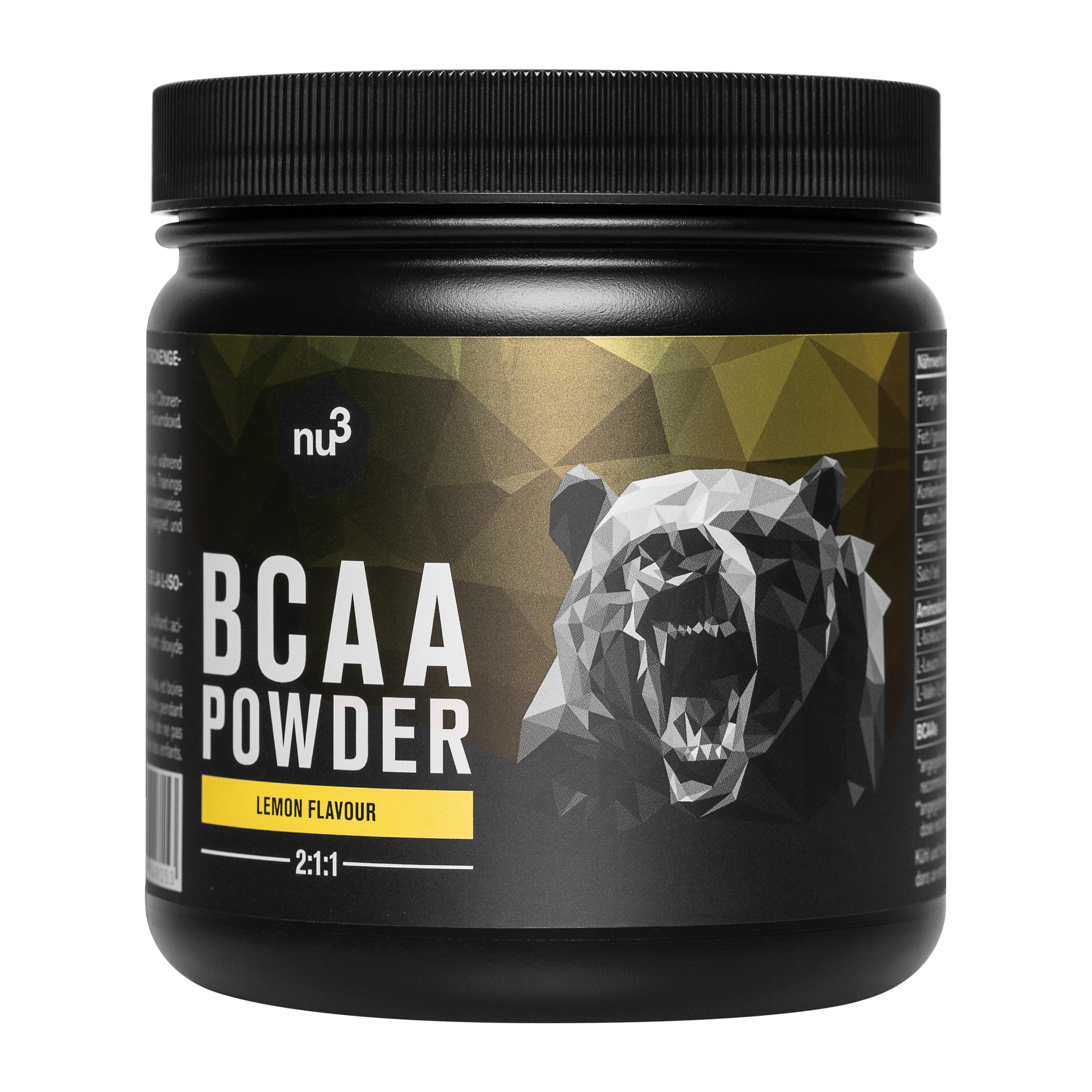 NU3 BCAA en poudre saveur citron 400g