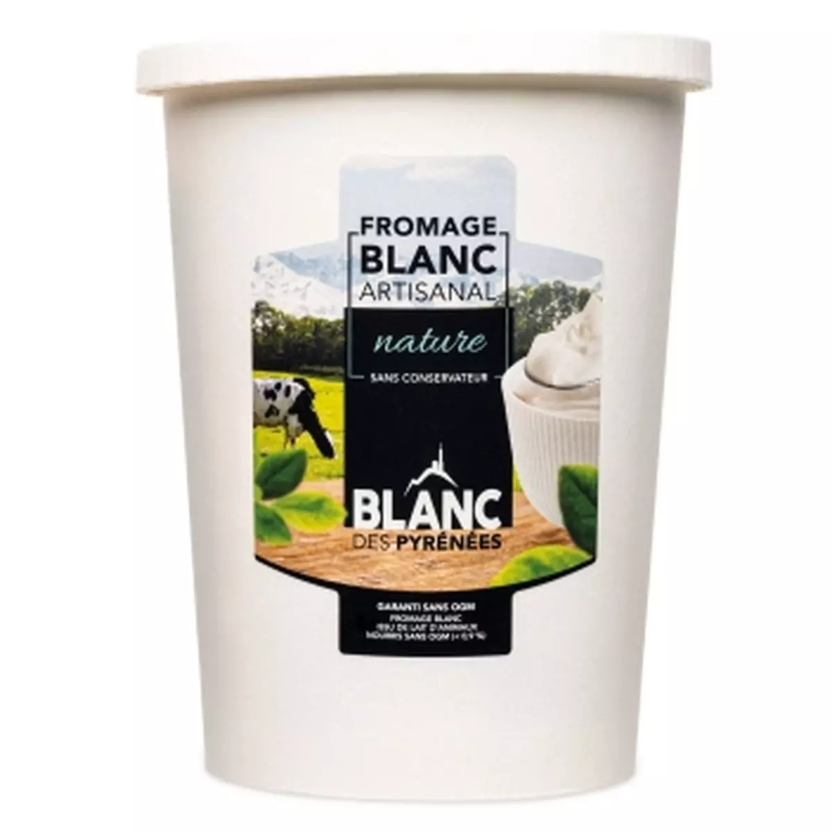 BLANC DES PYRÉNÉES Fromage blanc nature 500g