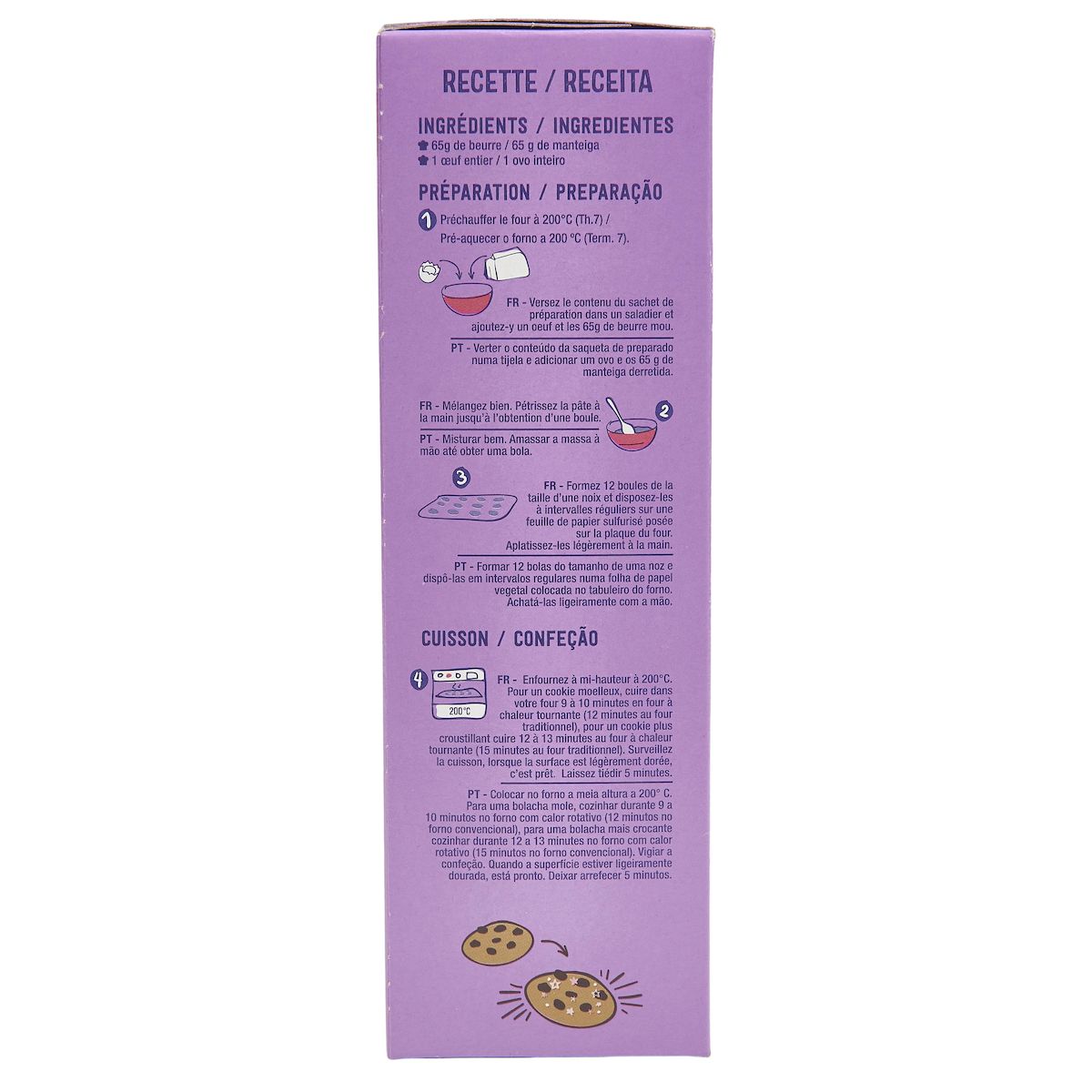 AUCHAN Préparation pour cookies Les pâtissiers 300g