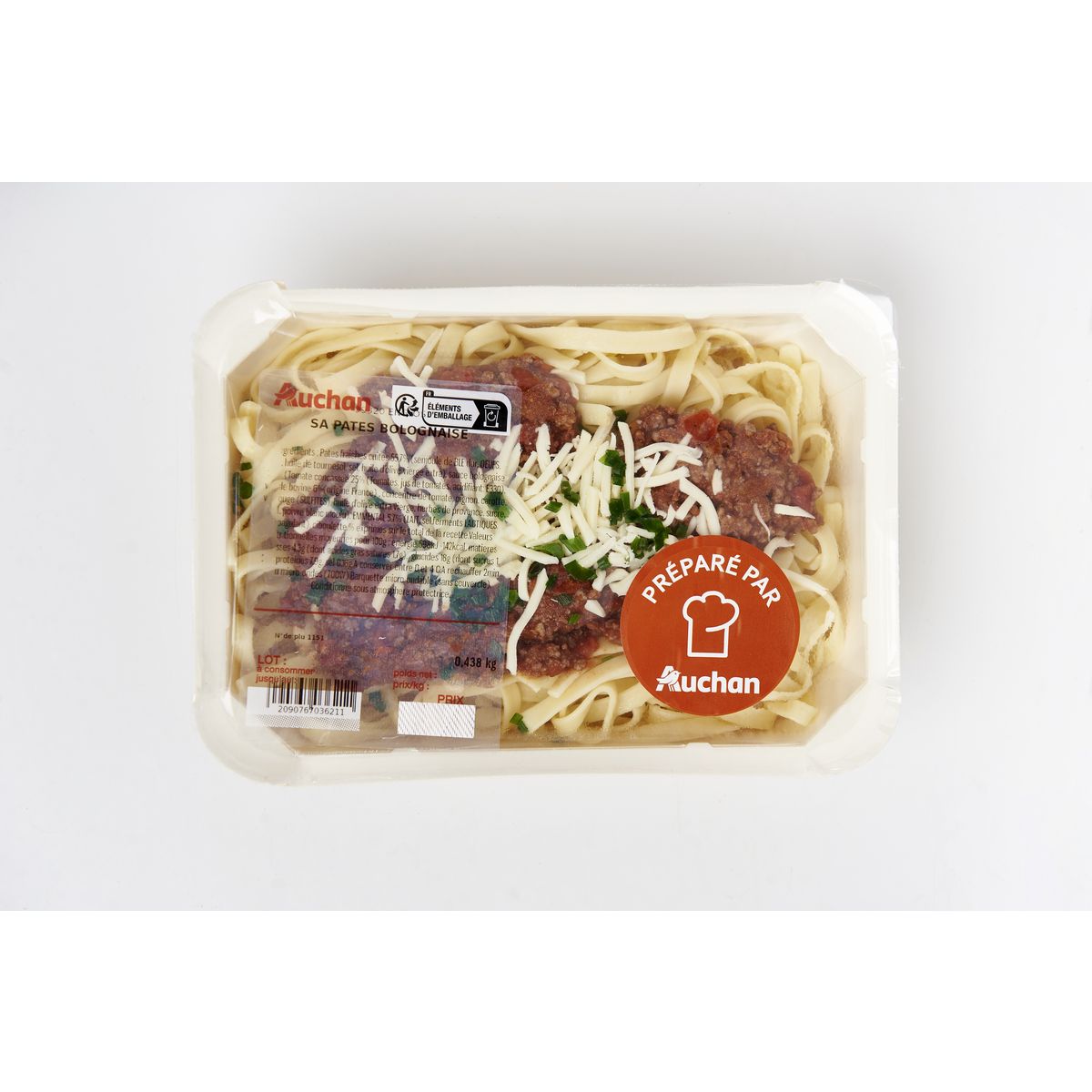 MON TRAITEUR Pâtes bolognaise 1 part 300g