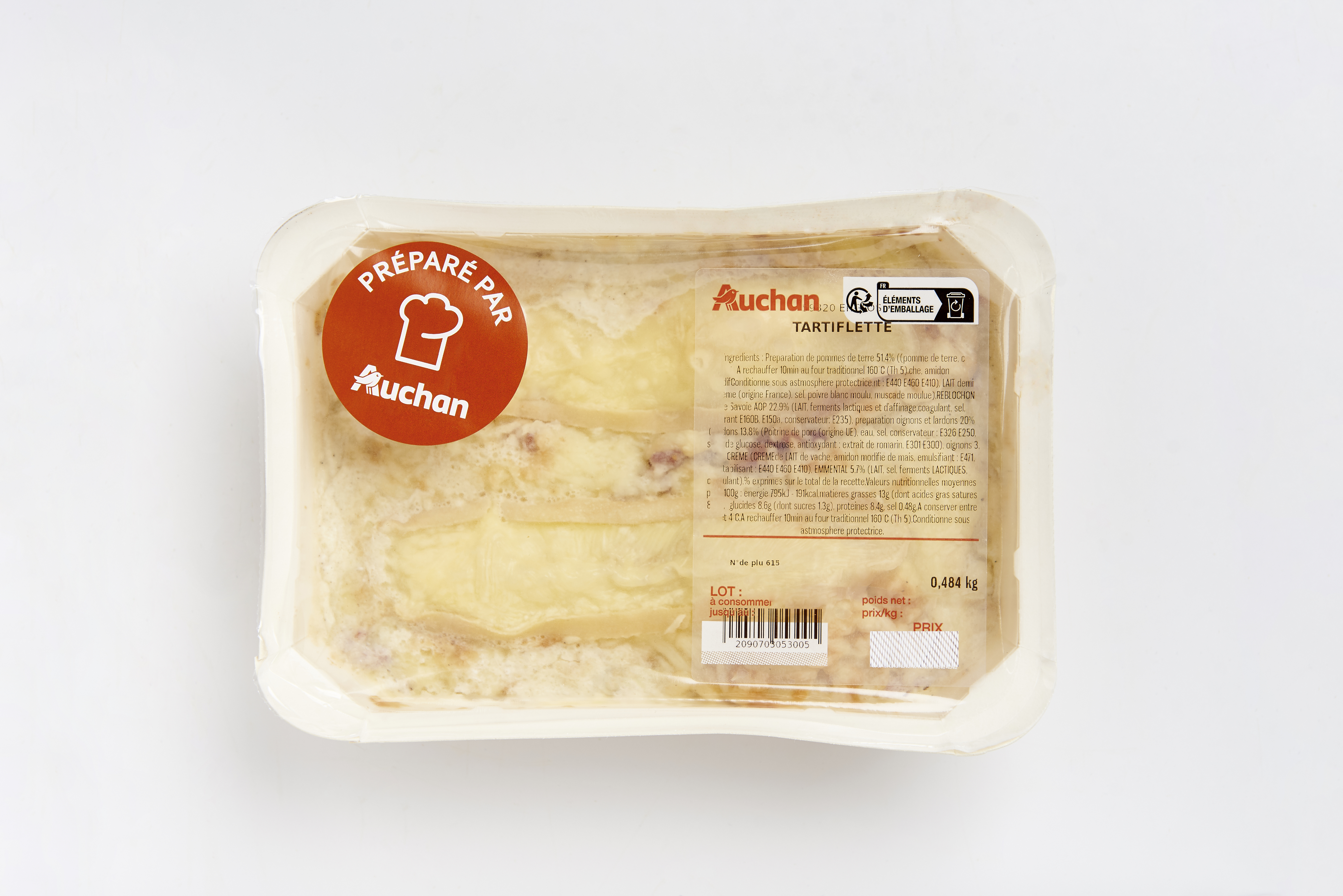 Voir la diapositive 2 : MON TRAITEUR Tartiflette 1 part 350g