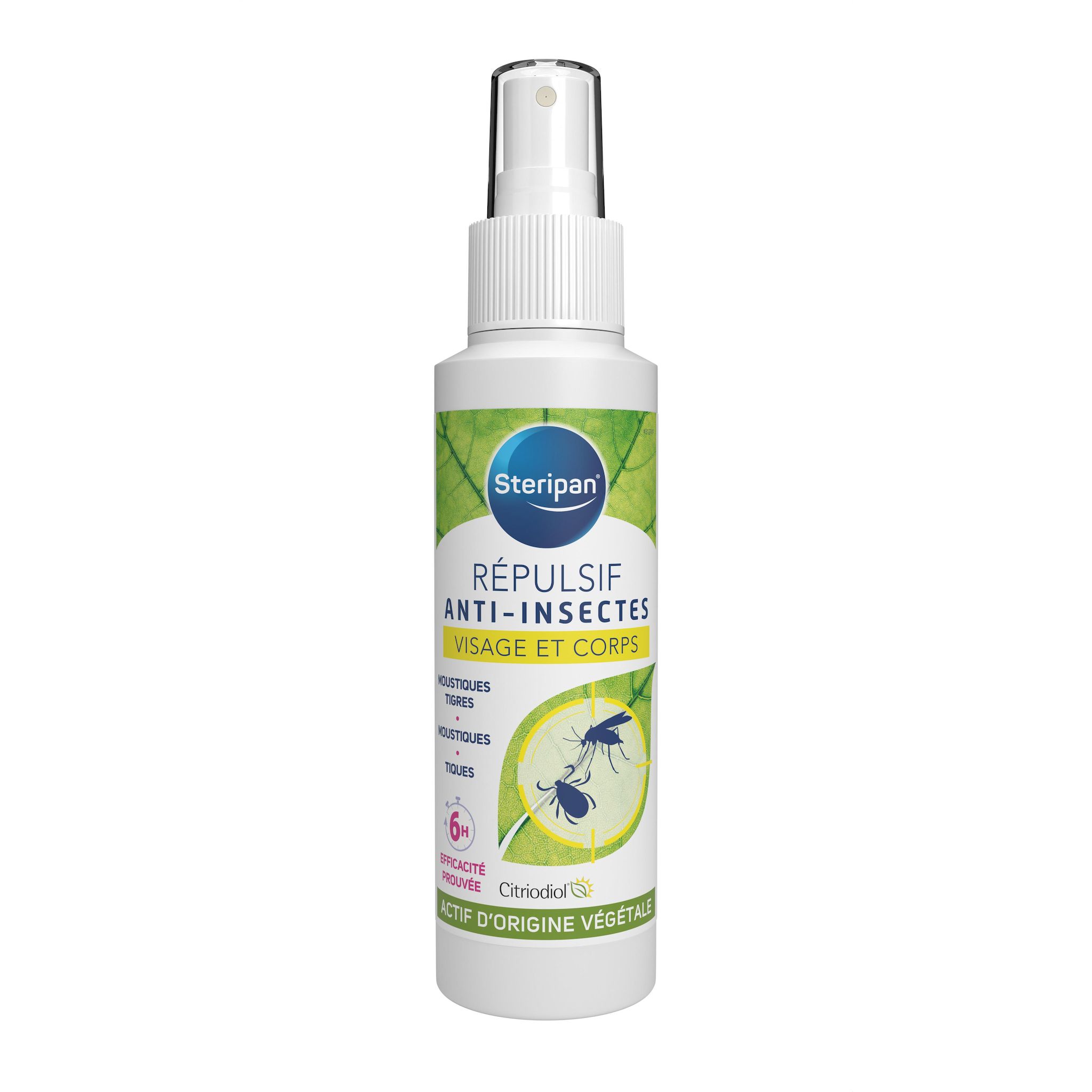 STERIPAN Répulsif anti insectes visage et corps 100ml