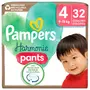 PAMPERS Harmonie couches culottes taille 4 (9-15kg) 32 couches