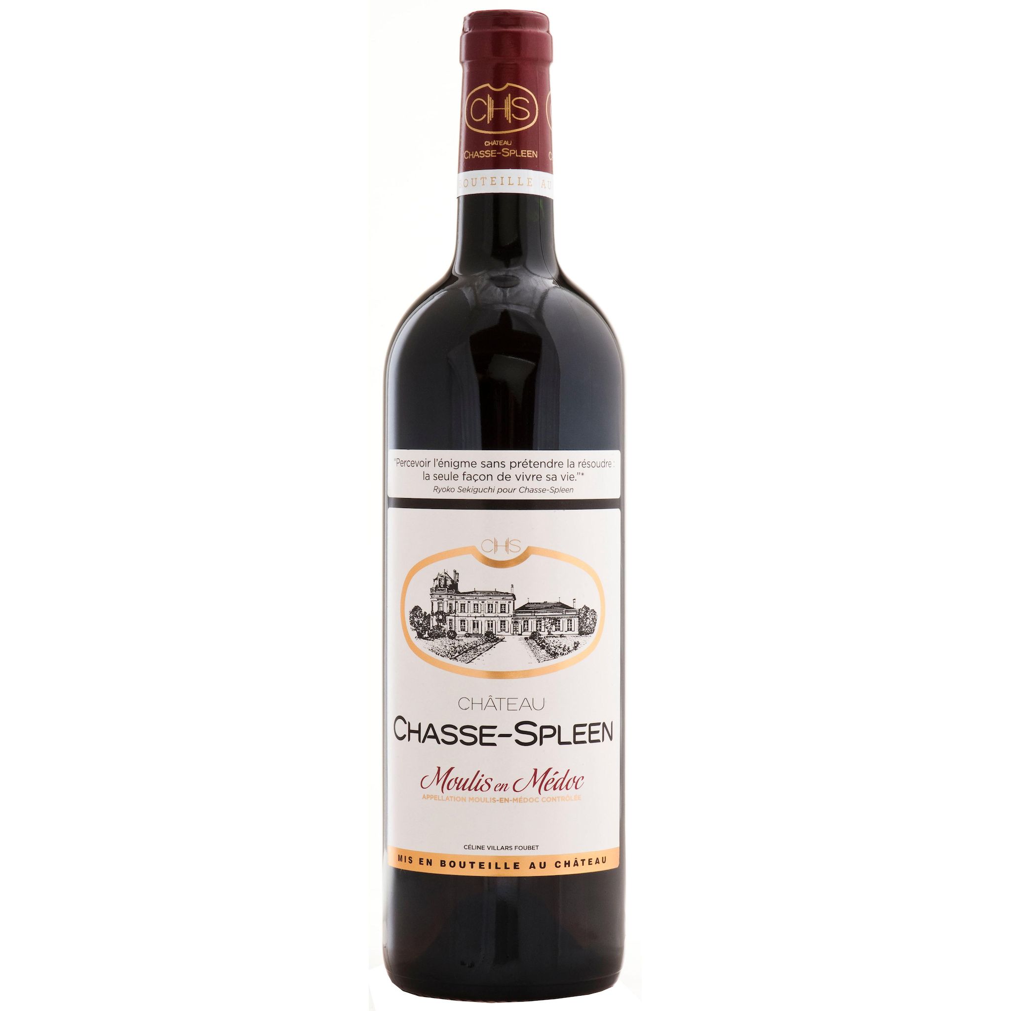 AOP Moulins en Médoc Château Chasse spleen rouge 75cl