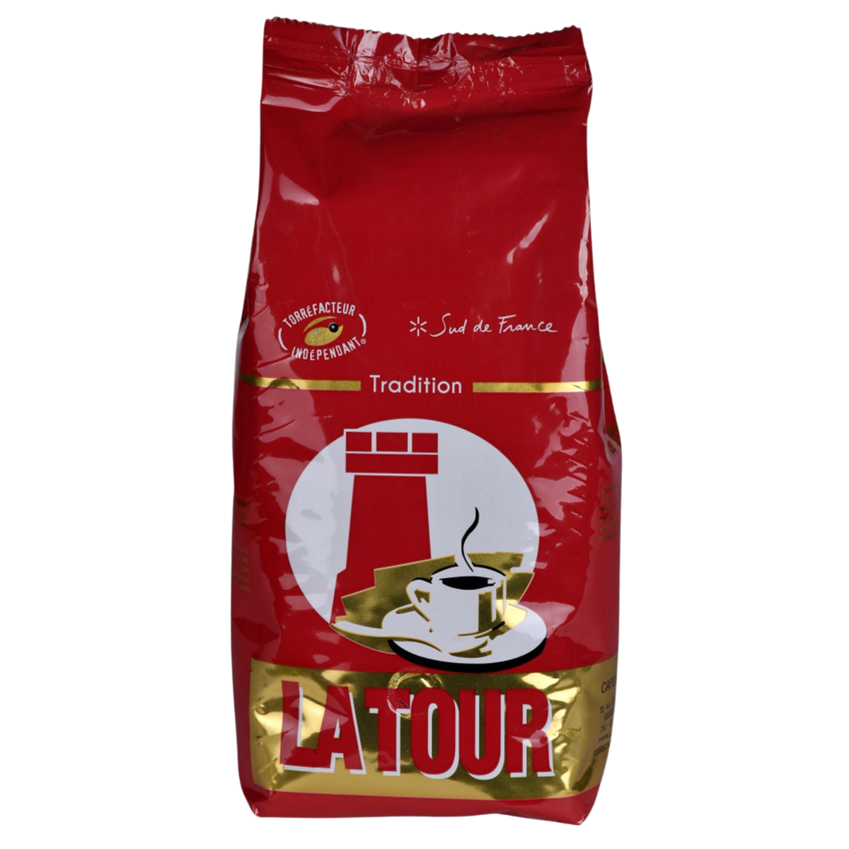 LA TOUR Café torréfié en grains tradition 1kg