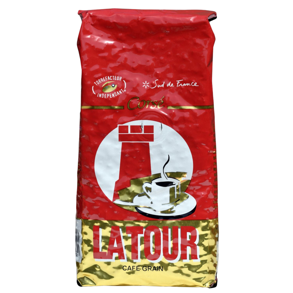 LA TOUR Café torréfié en grains corsé 250g