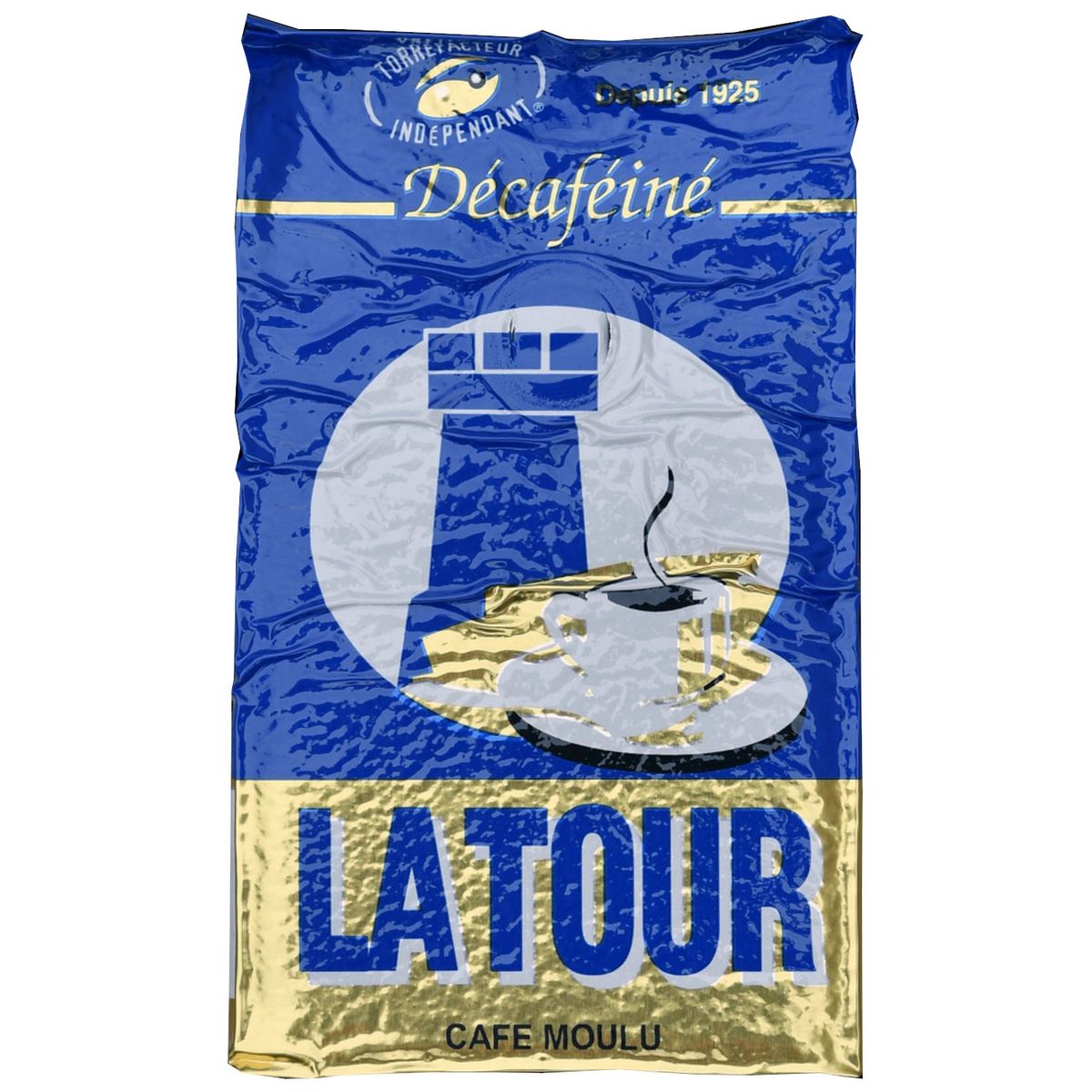 LA TOUR Café torréfié moulu décaféiné  250g