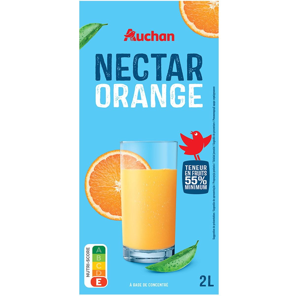 AUCHAN Nectar orange 2l