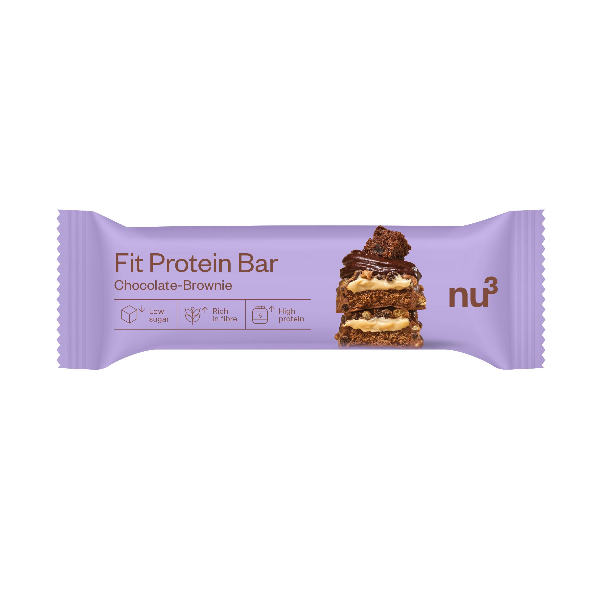 NU3 Barre protéinée chocolat brownie 55g