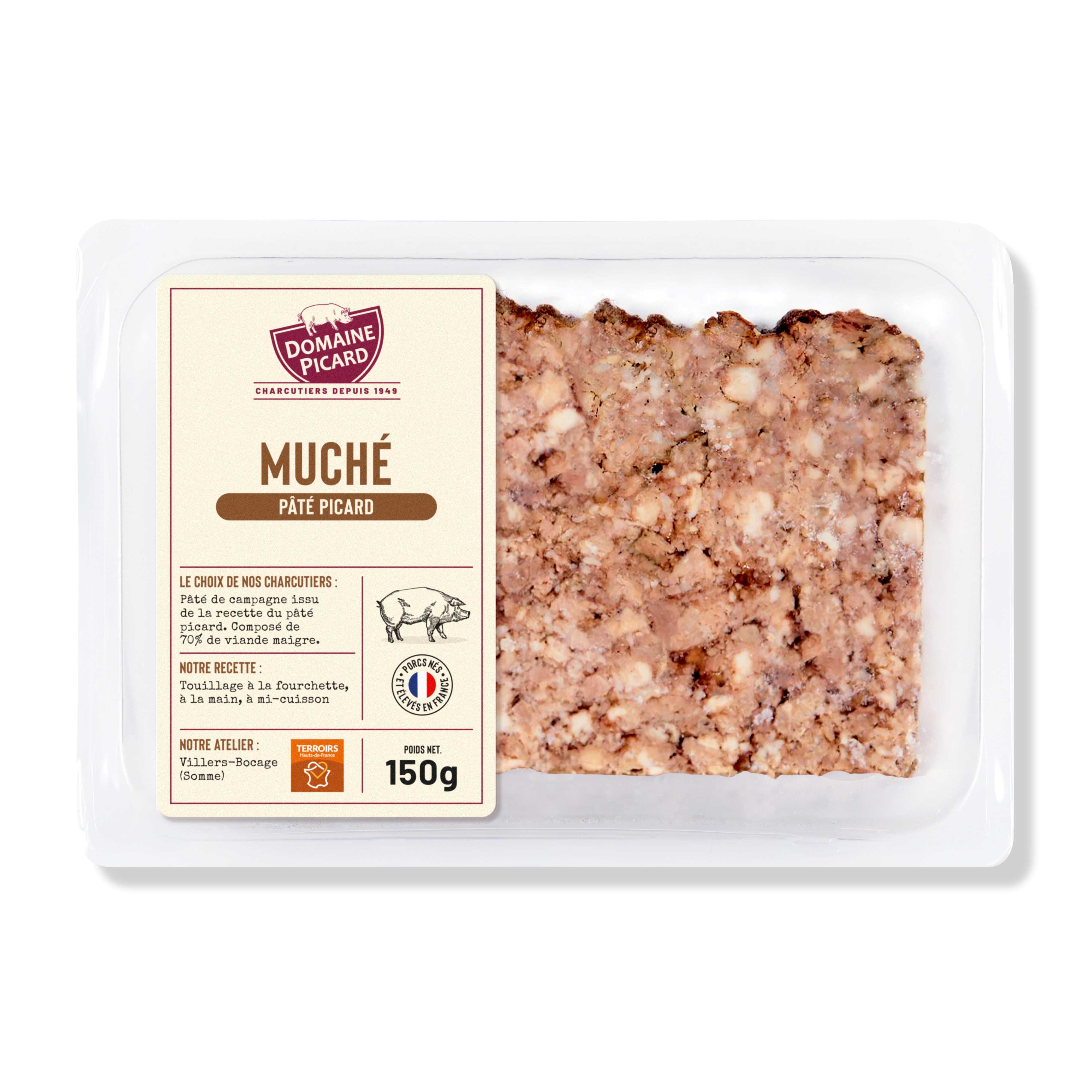 DOMAINE PICARD Pâté Picard Muché 1 tranche 150g