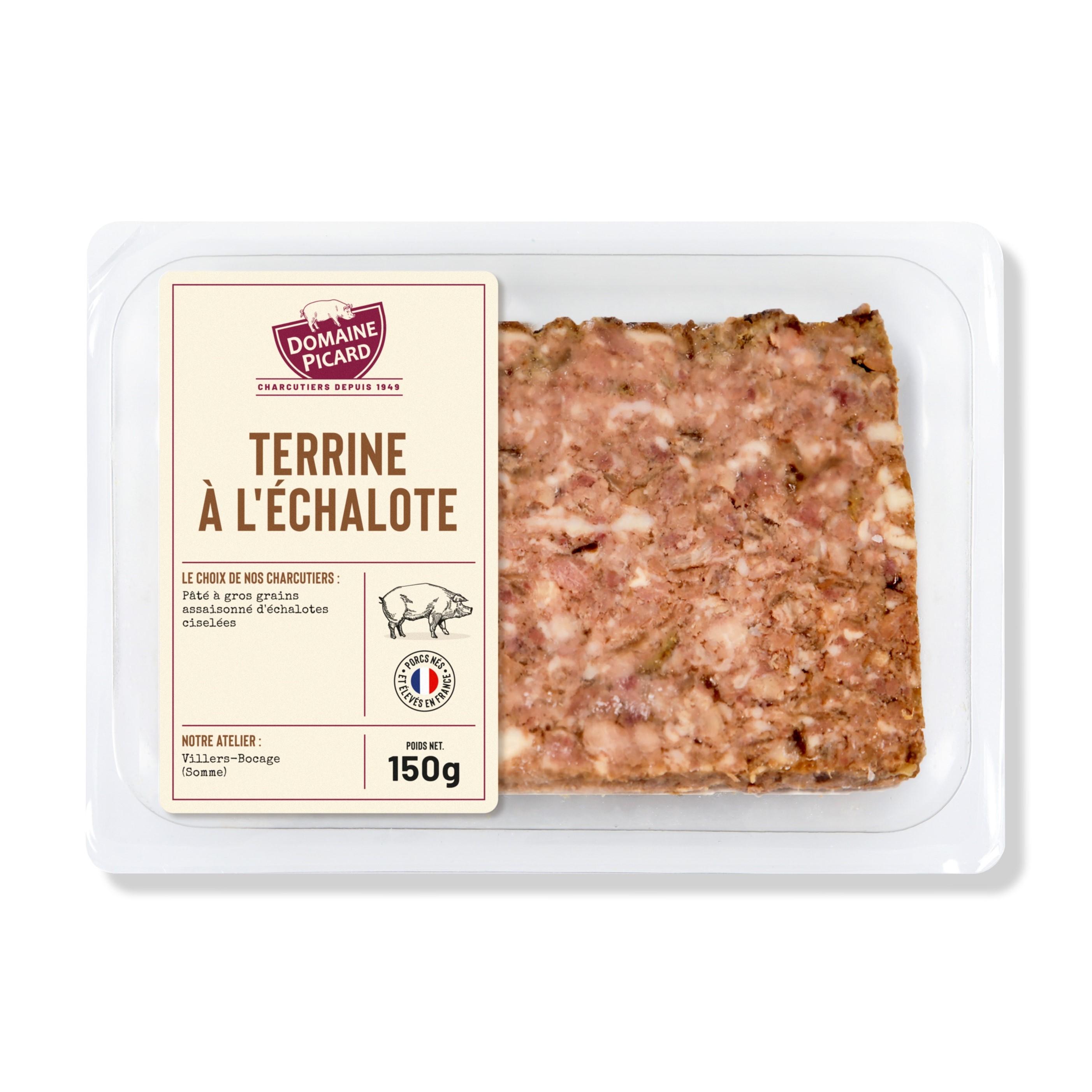 DOMAINE PICARD Terrine à l'échalote 1 tranche 150g