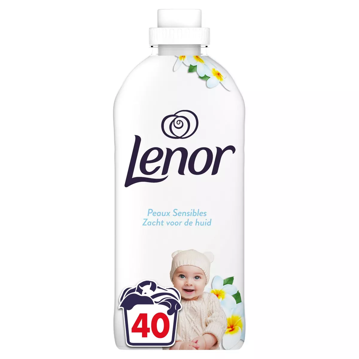 LENOR Adoucissant liquide peaux sensibles 40 lavages 840ml