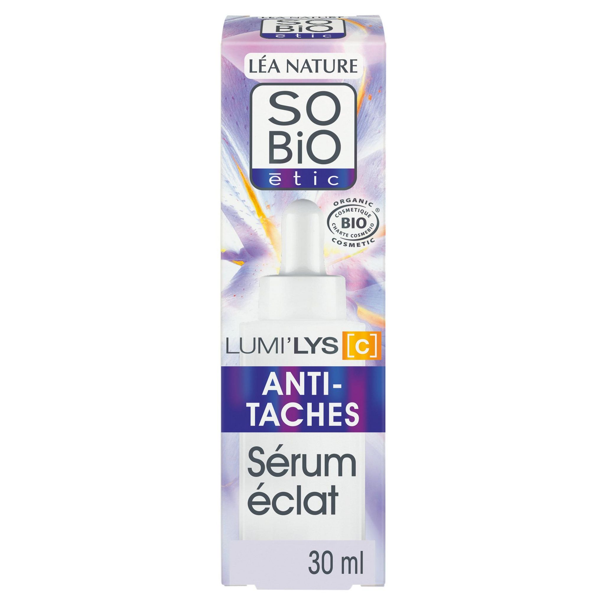 Voir la diapositive 3 : SO BIO ETIC Lumi'Lys C Anti Taches Expert Sérum éclat correcteur 30ml