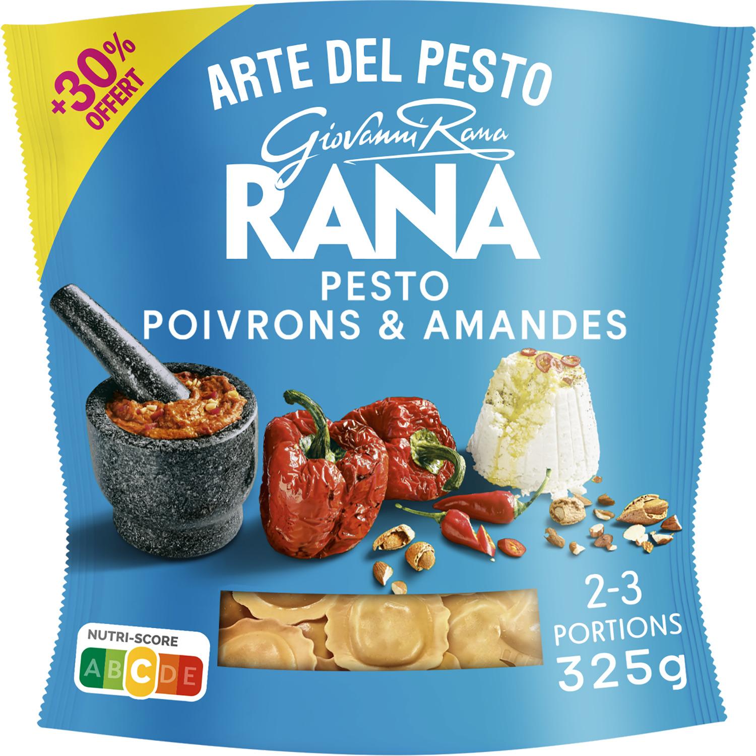 RANA Girasoli au pesto poivrons et amandes 2/3 parts 250g + 30% offert