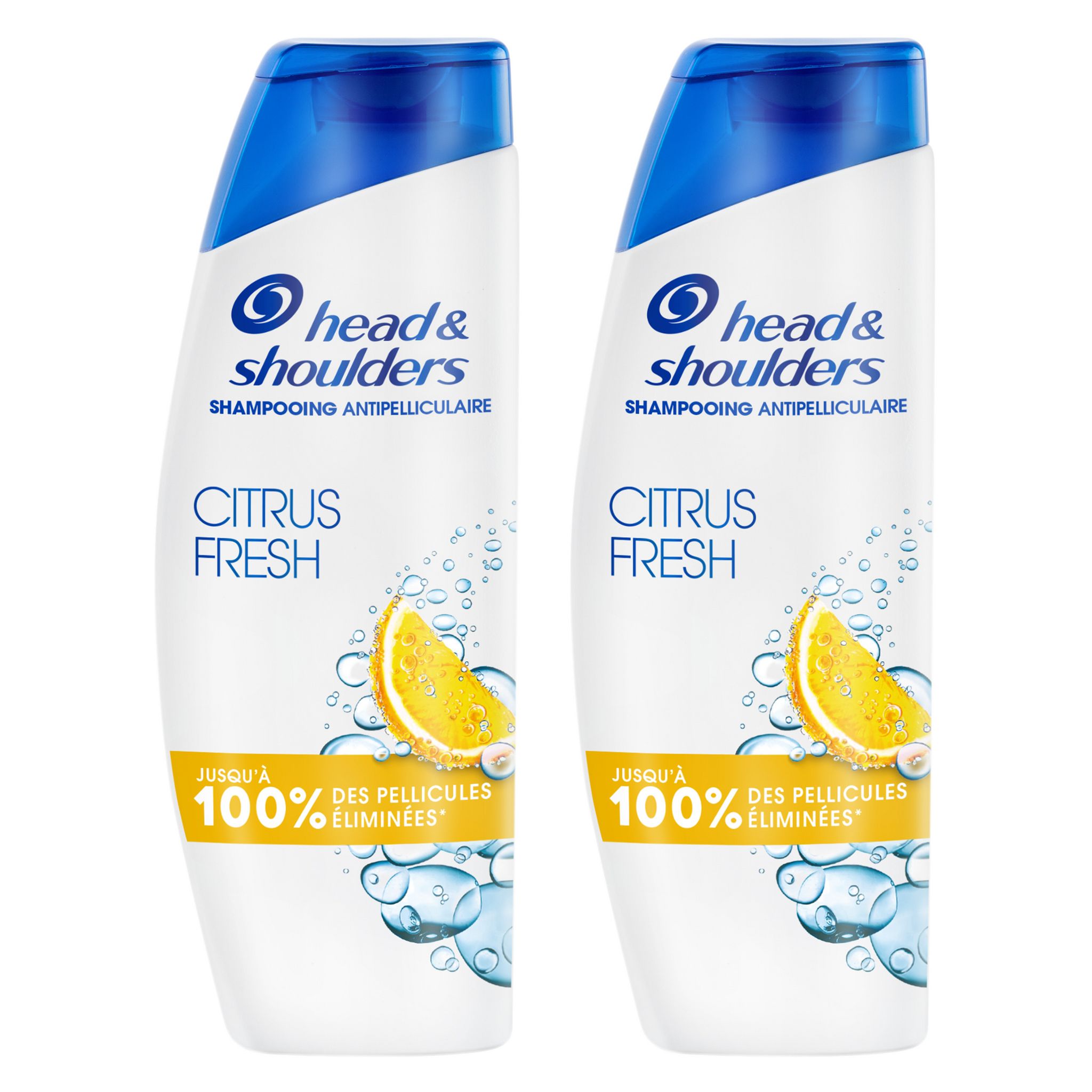 HEAD & SHOULDERS Shampooing antipelliculaire fraicheur citron pour cheveux gras 2x330ml