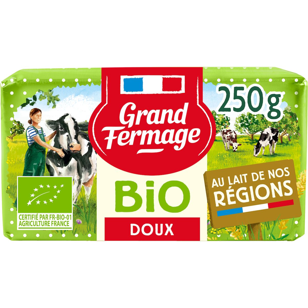 GRAND FERMAGE Beurre doux bio 250g