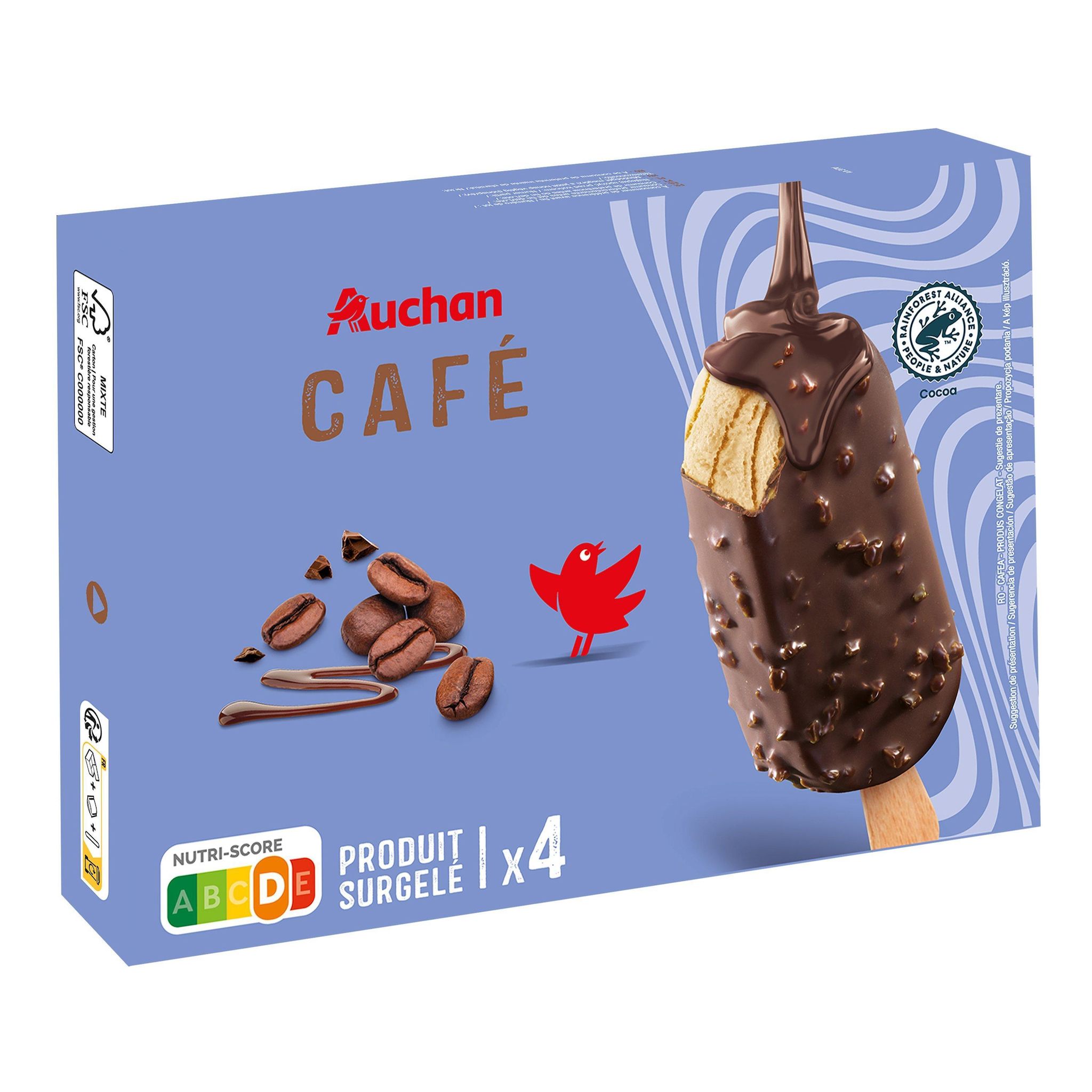 Voir la diapositive 4 : AUCHAN Grand gourmand café 4 pièces 280 g