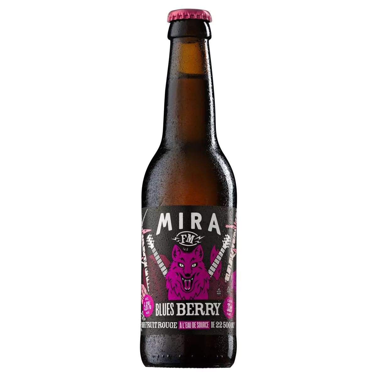 MIRA Bière aux fruits rouges Blues Berry 5.6% 33cl
