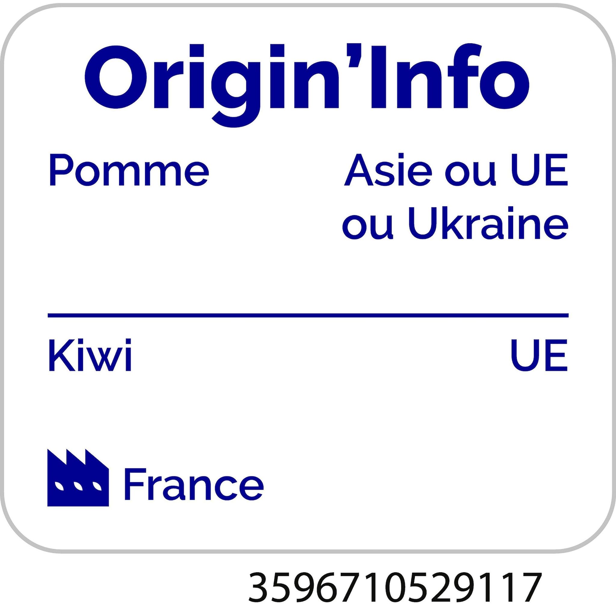 Voir la diapositive 5 : AUCHAN Smoothie pomme kiwi 1l