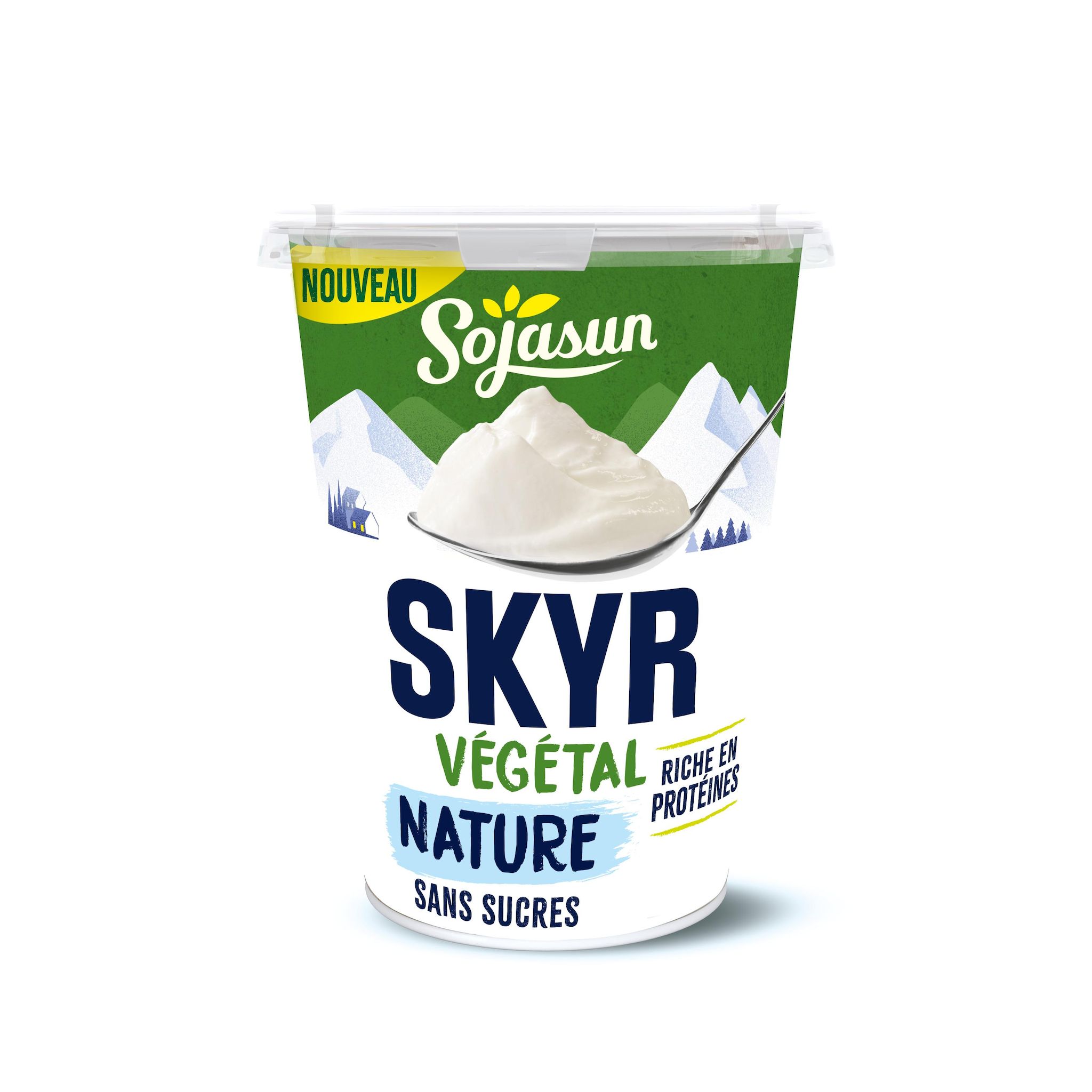 SOJASUN Skyr végétale nature sans sucres 400g