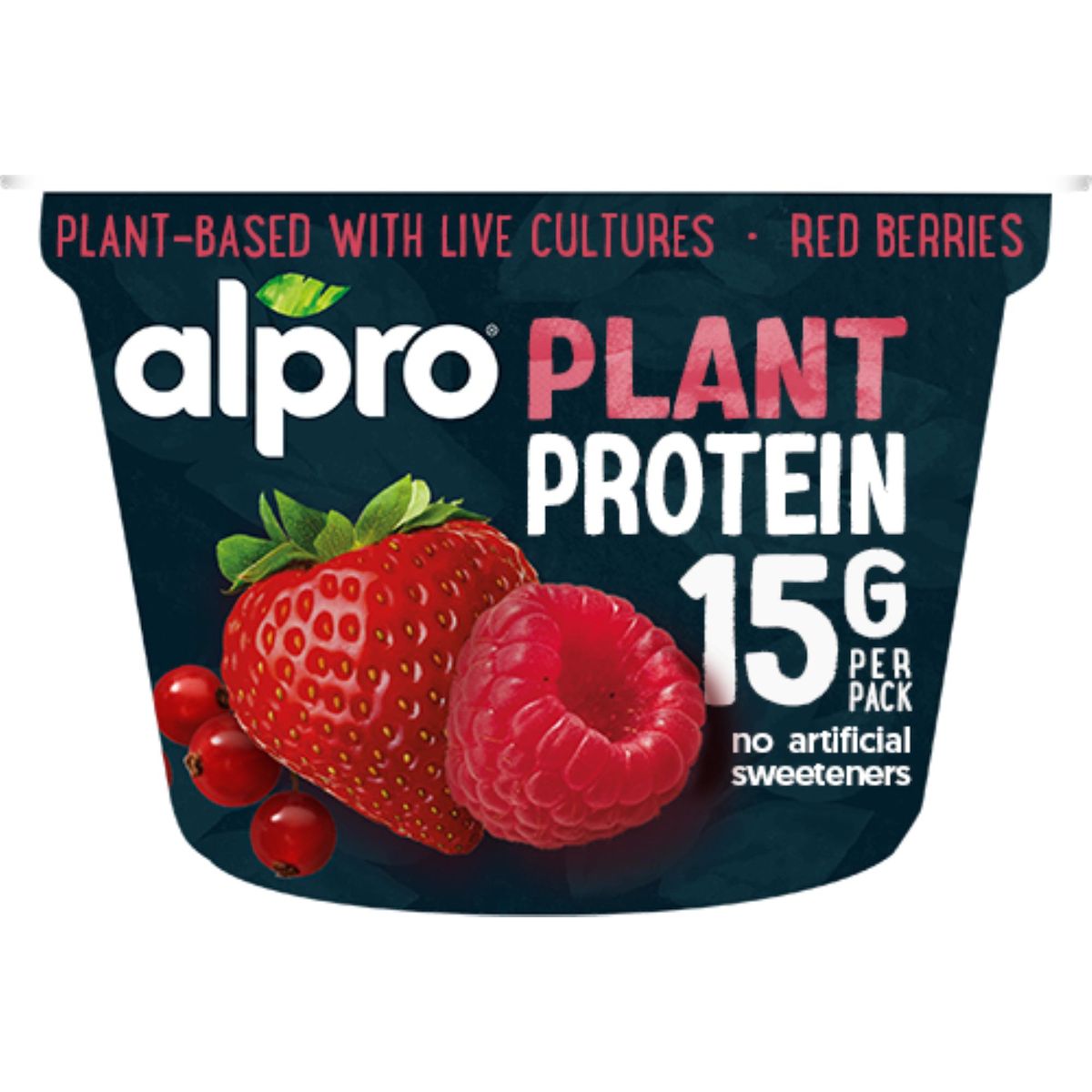 ALPRO Dessert végétal protéiné saveur baie rouge 200g