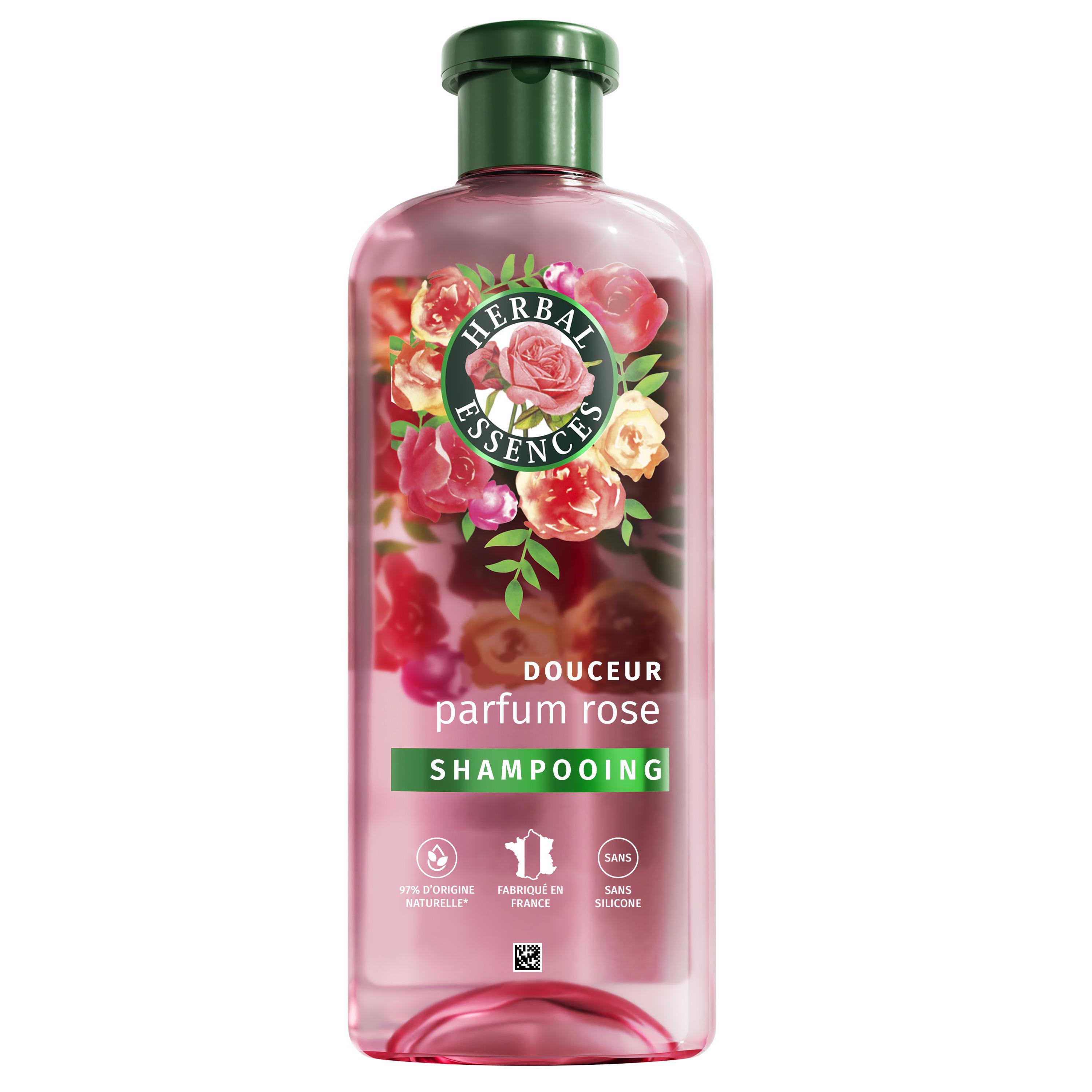 Voir la diapositive 2 : HERBAL ESSENCES Shampoing douceur parfum rose 250ml