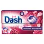 DASH Pods lessive en capsules jasmin et rose de mai 33 capsules