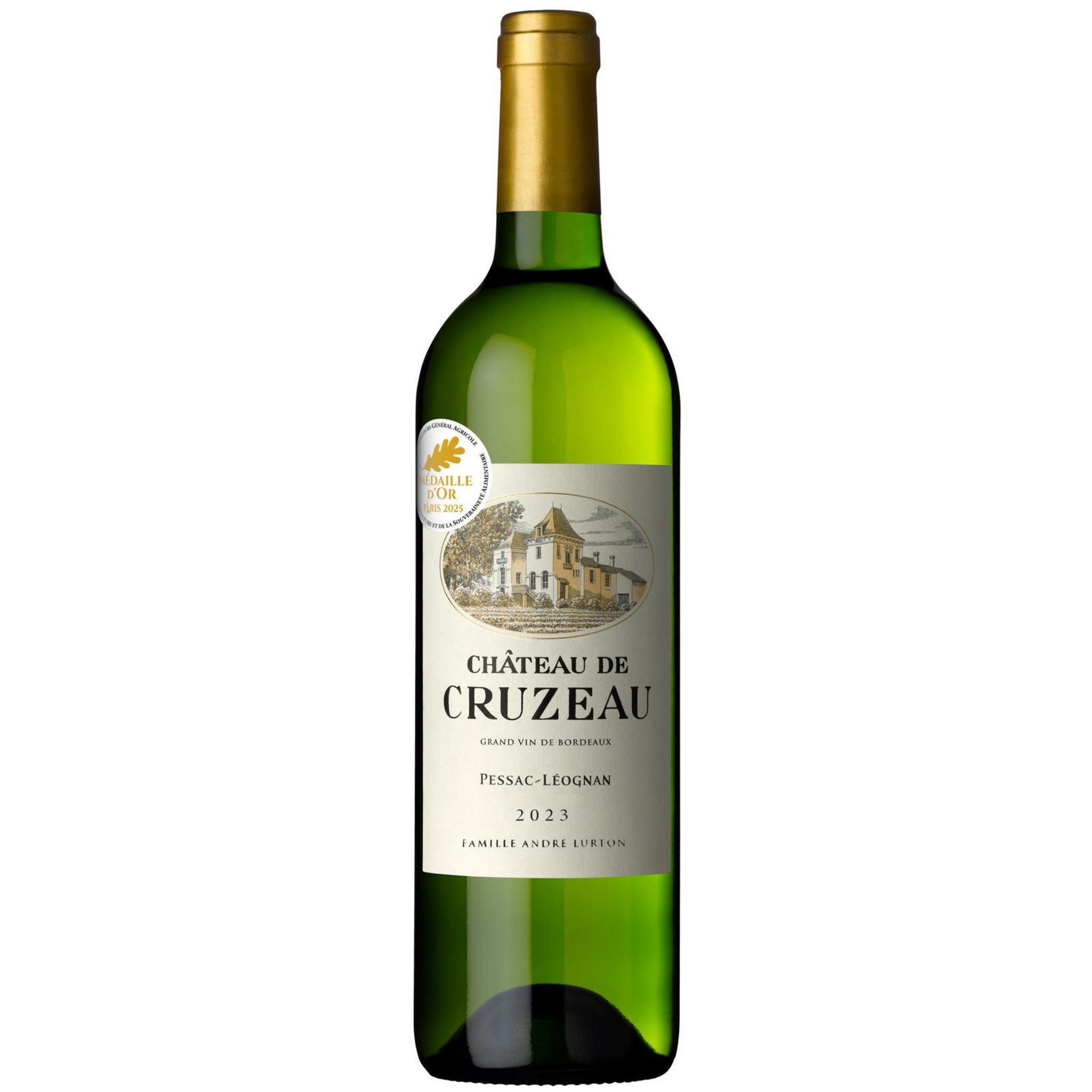 Voir la diapositive 2 : AOP Pessac Léognan Château de Cruzeau blanc 75cl