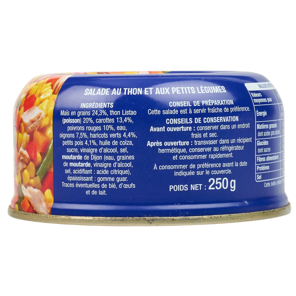 AUCHAN Salade américaine au thon 250g