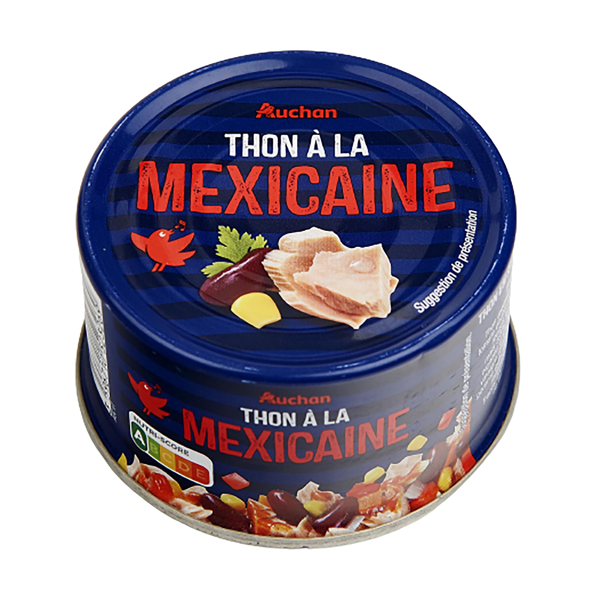 Voir la diapositive 3 : AUCHAN Thon à la mexicaine 135g