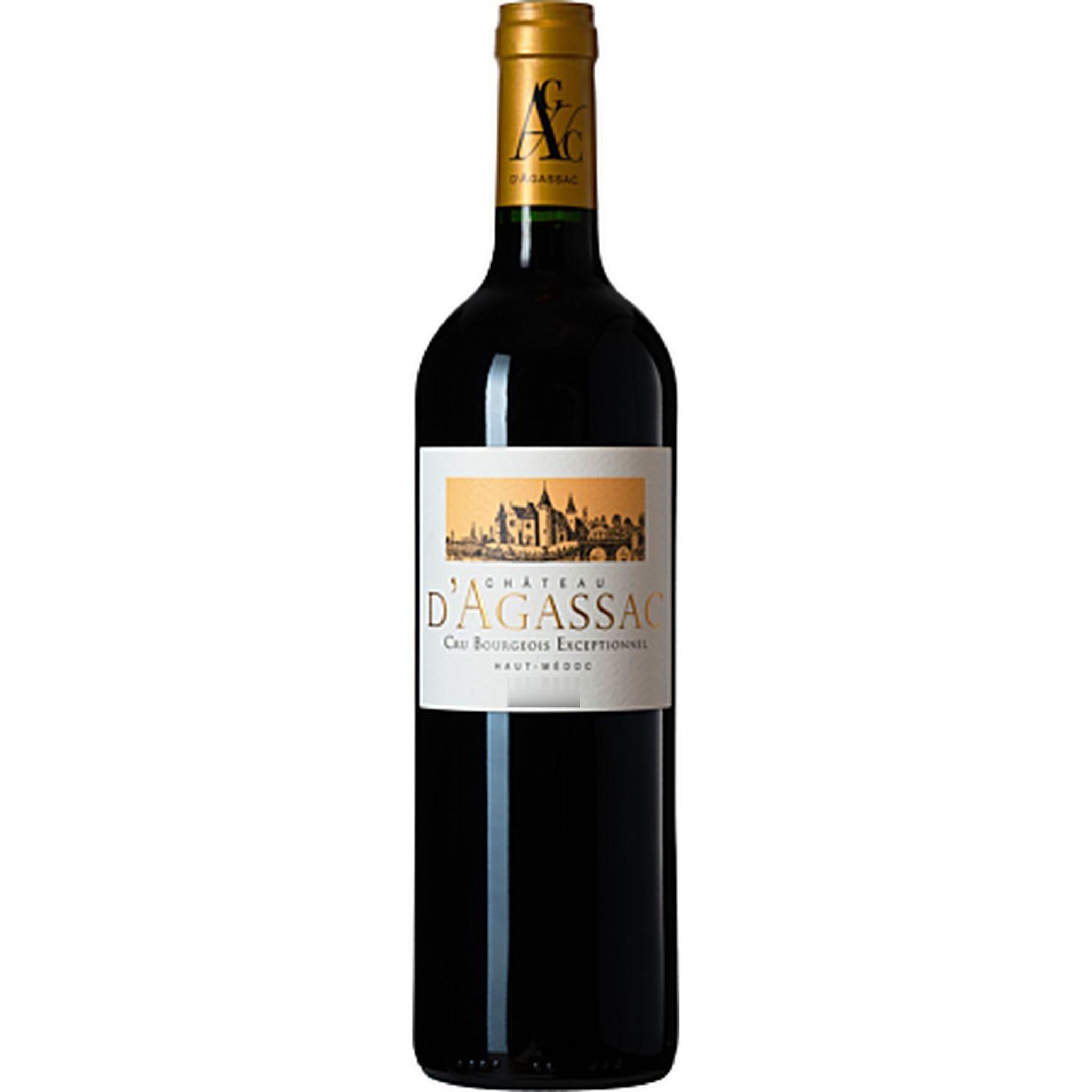 Haut medoc cru bourgeois exceptionnel chateau d'Agassac 75cl