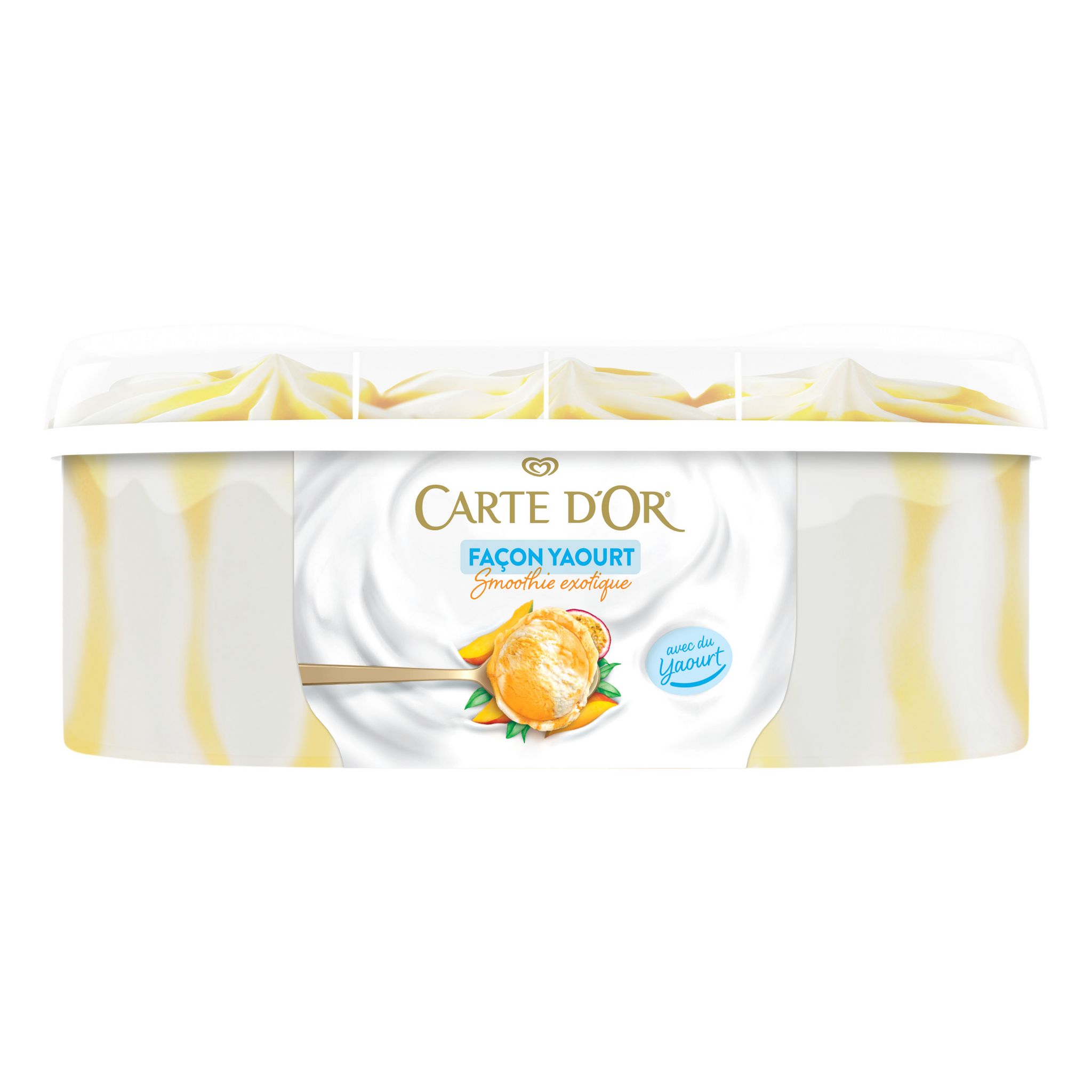 CARTE D'OR Crème glacée façon yaourt Smoothie exotique 466g