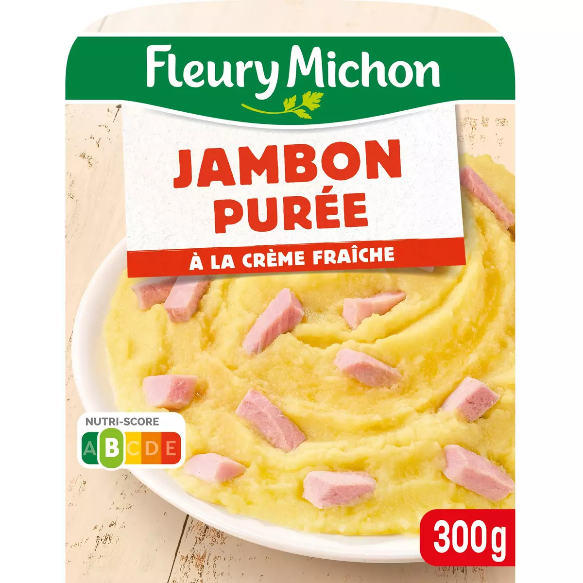 FLEURY MICHON Jambon purée à la crème fraîche 1 portion 300g