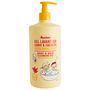 Voir la diapositive 3 : AUCHAN Gel lavant corps et cheveux 2en1 banane fraise 750ml