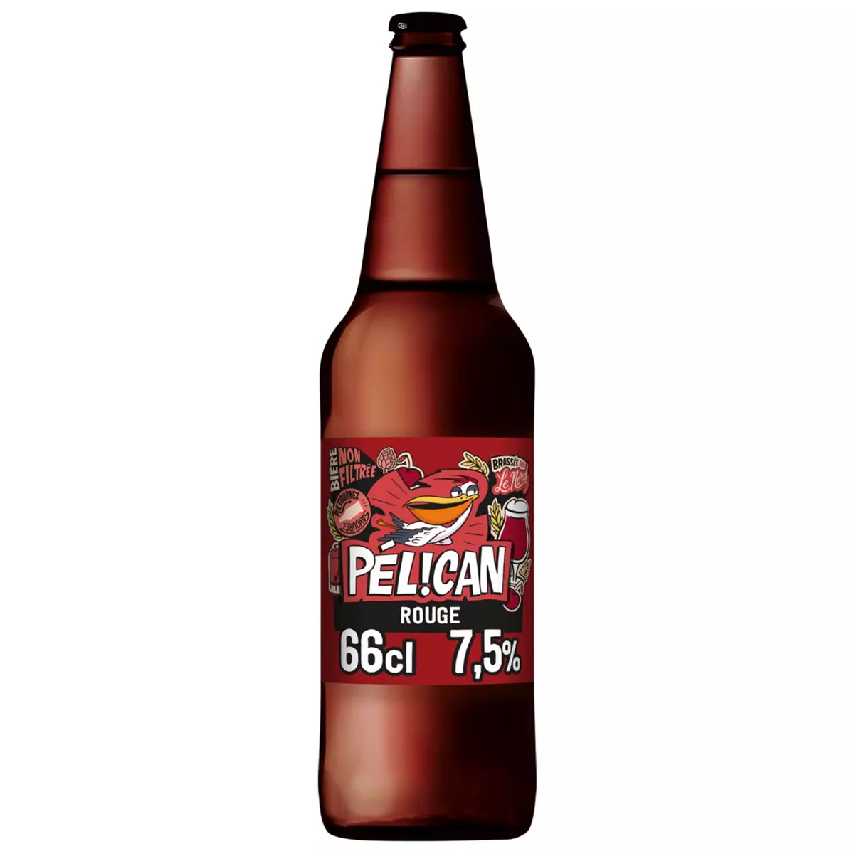 PELICAN Bière rouge 7.5% 66cl