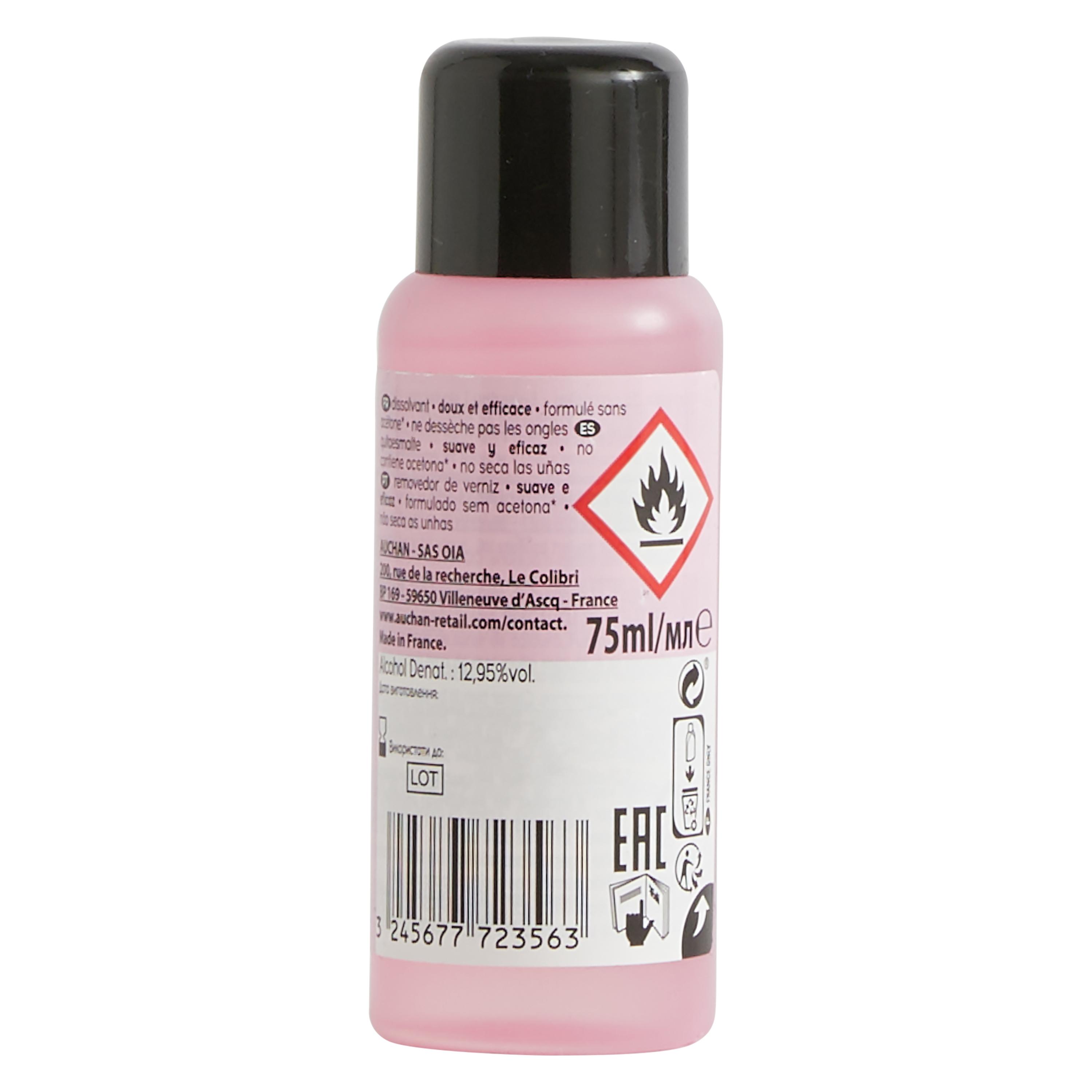 Voir la diapositive 2 : COSMIA Dissolvant doux sans acétone 75ml