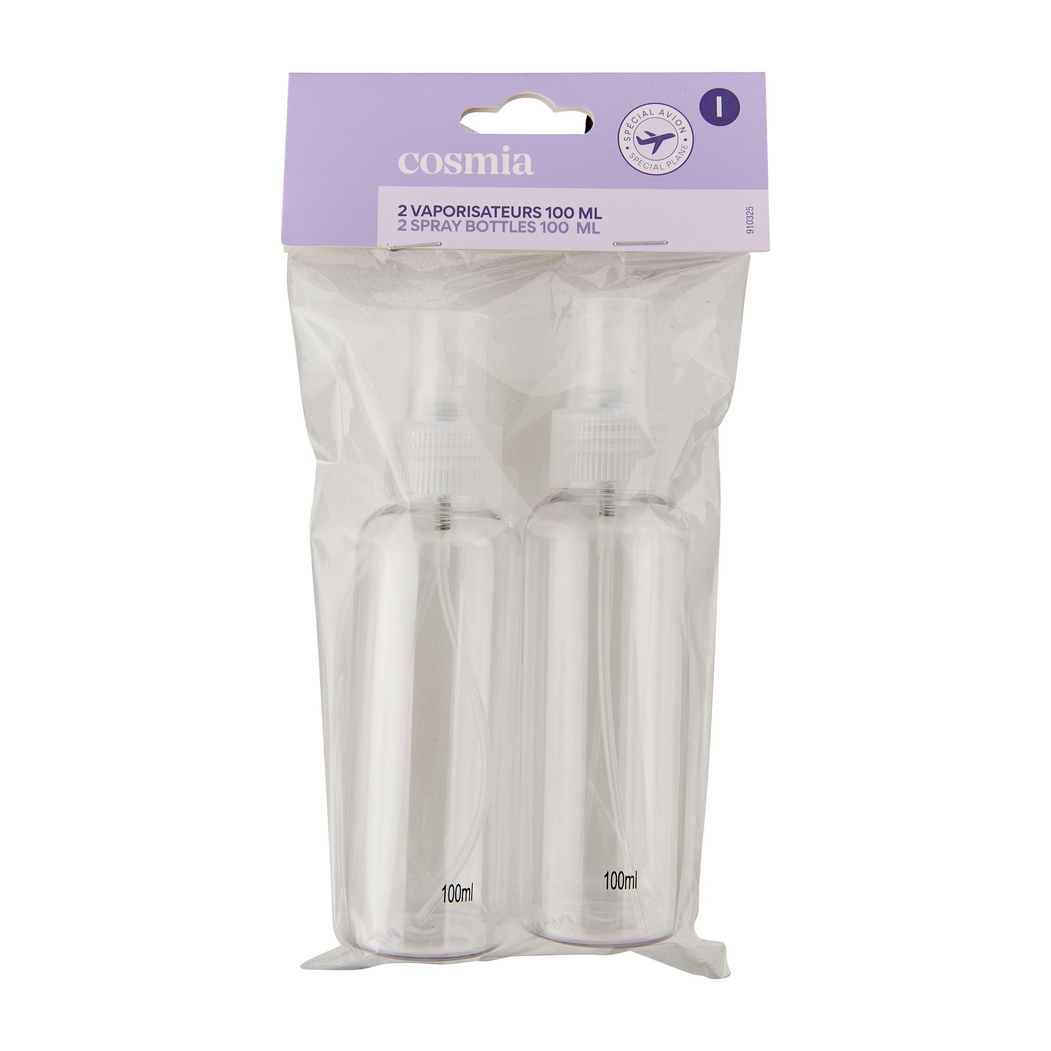 Voir la diapositive 4 : COSMIA Vaporisateurs 2 pièces 2x50ml