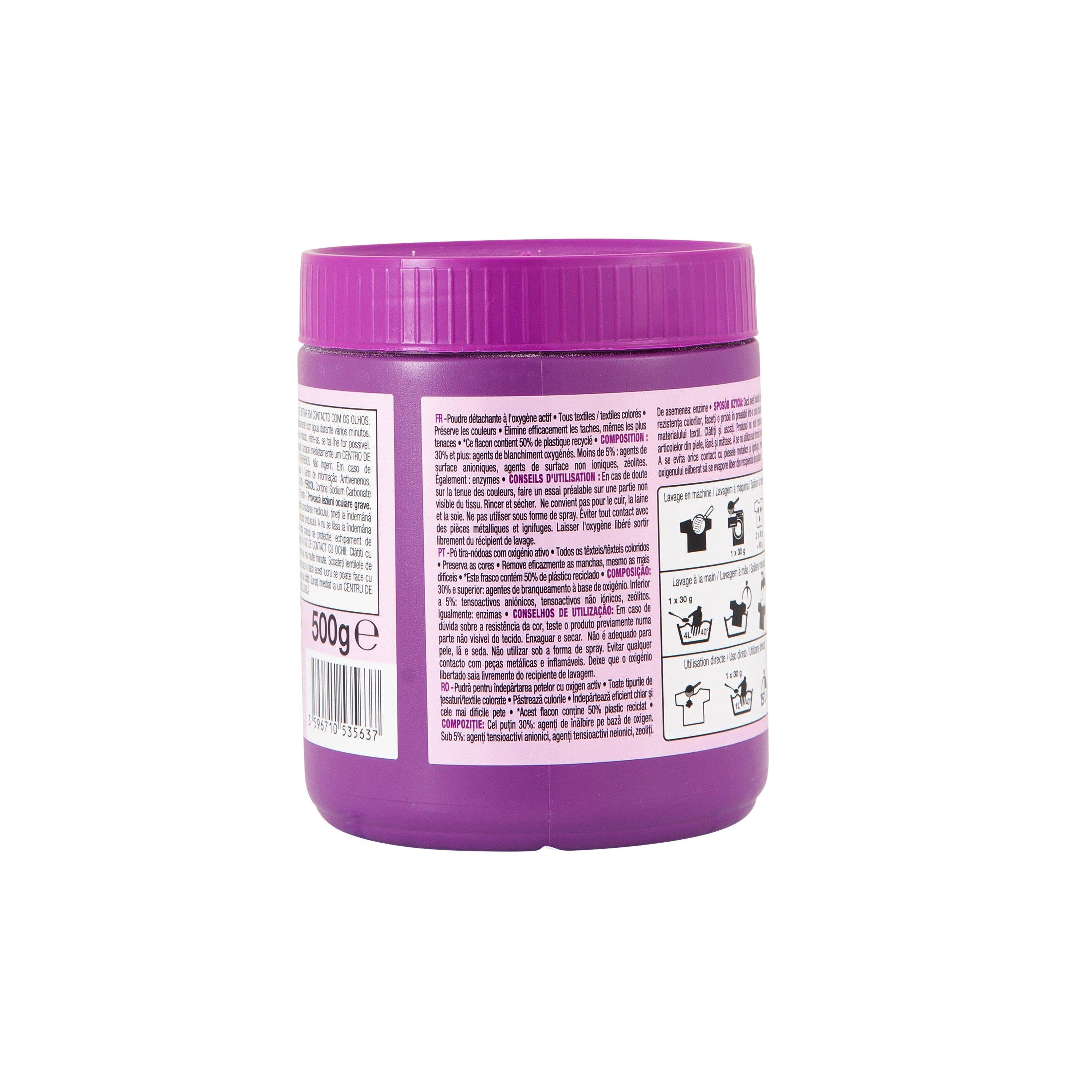 Voir la diapositive 2 : AUCHAN Détachant poudre activ clean 500g